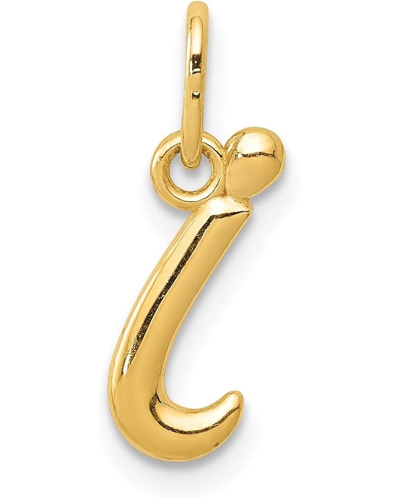 Solid 14k Yellow Gold Letter A Initial Charm A-Z 0" 14.05" 14.32" 17.75" 19.56" 22.61 I $22.40 Bracelets