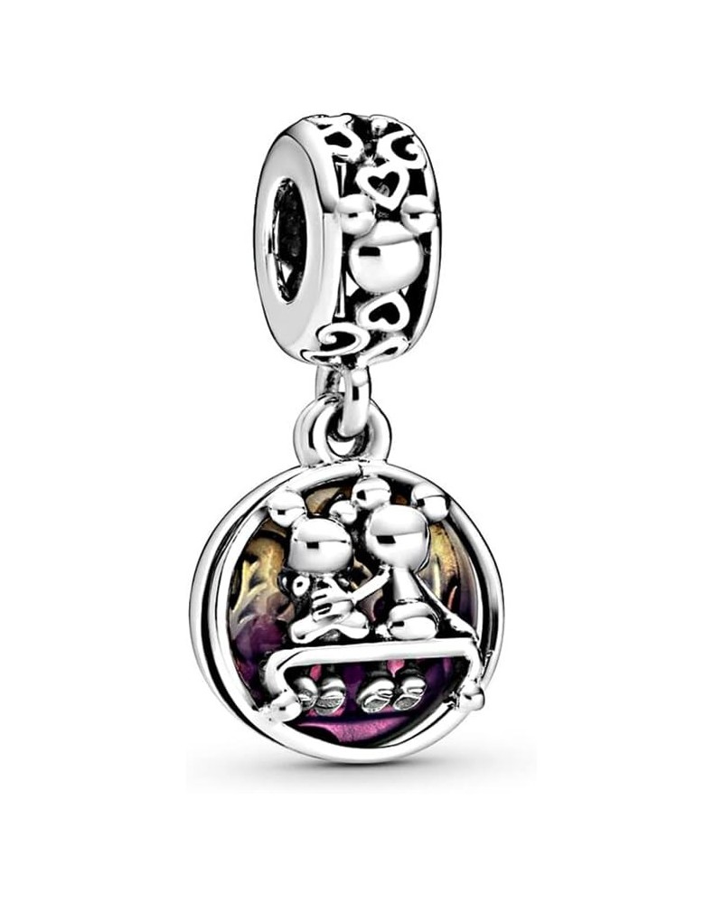 Bead Charms fit Pandora Bracelet, 925 Sterling Silver Pendant Charm with 5A Cubic Zirconia for Necklace and Bracelet Birthday...